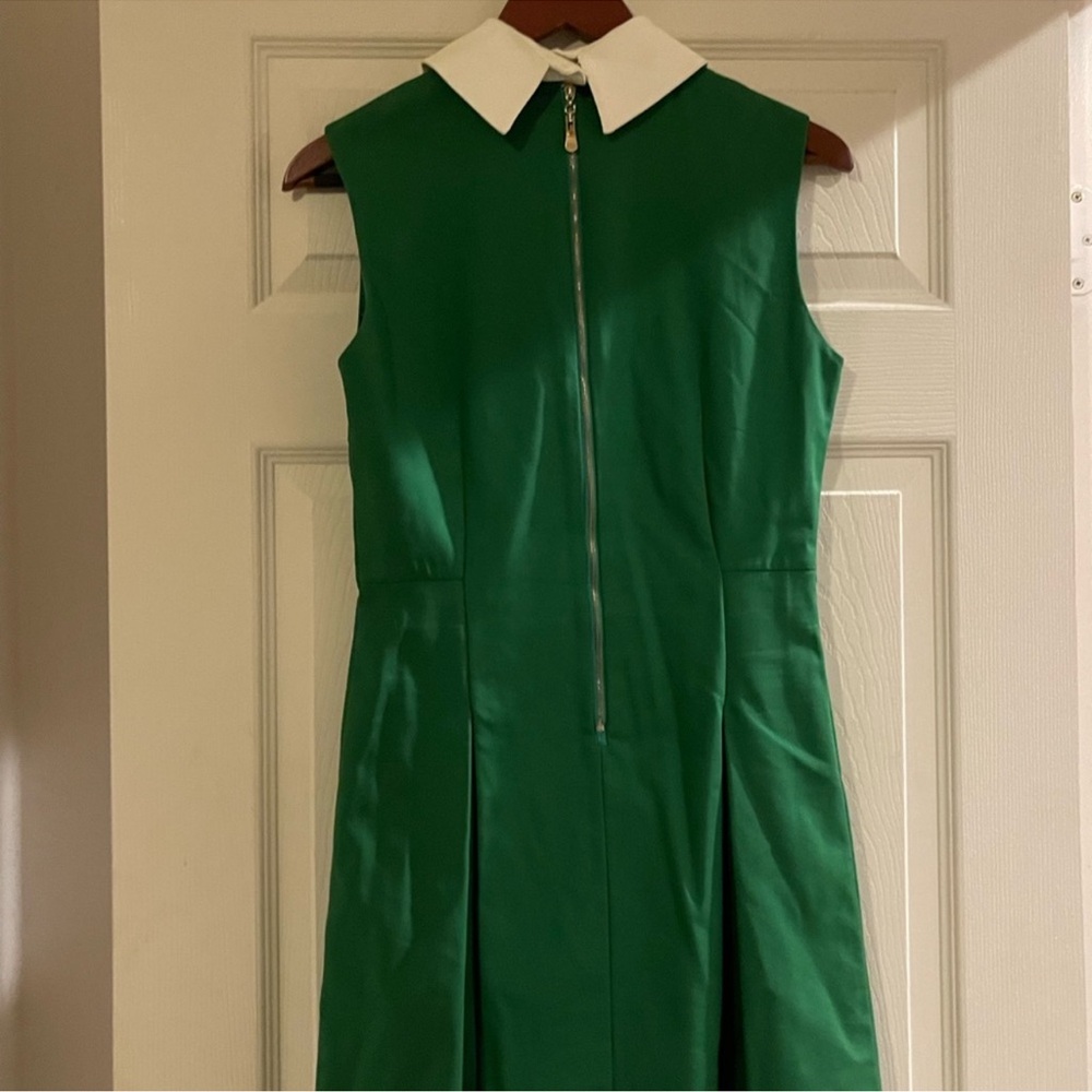 Gucci Green Dress with White Collar - Picture 2 of 6